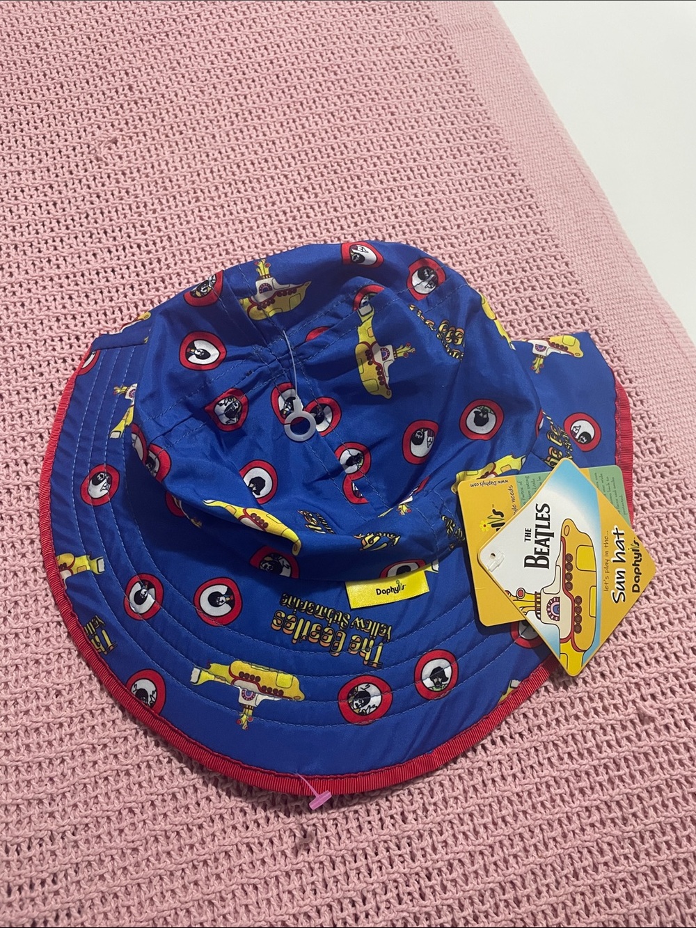 Daphyls The Beatles Yellow Submarine Blue Kids Sun Hat